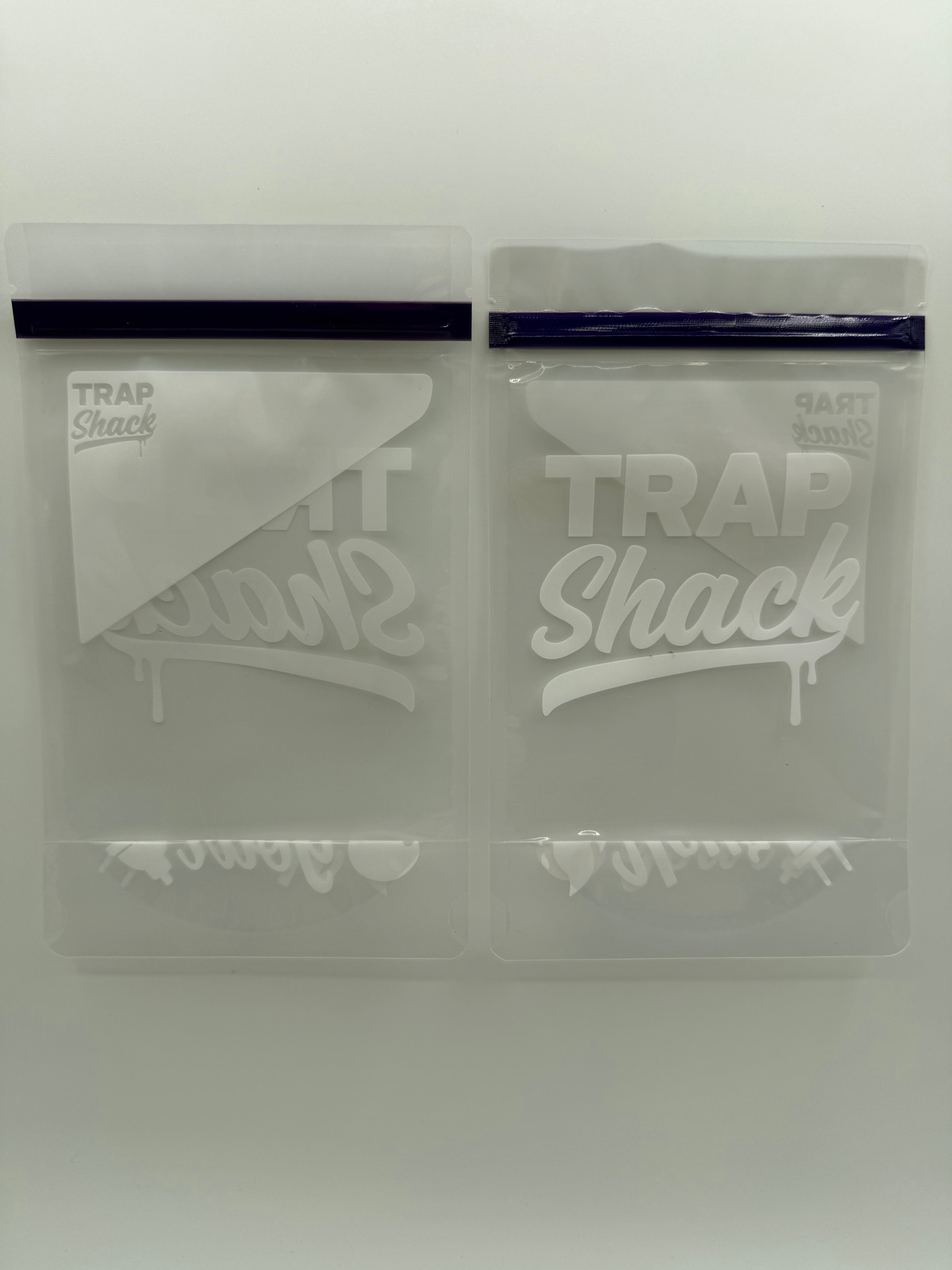 Trap Shack 28g Zip Lock Mylar Bag | Smell Proof Packaging | packaging set of 25