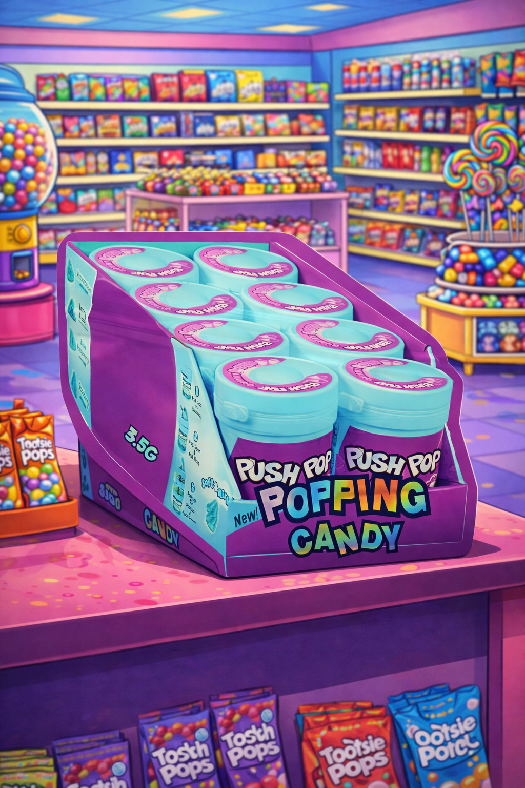 Trap Shack “ popping candy ” Zip Lock Mylar Bag | Smell Proof Packaging Set of 25