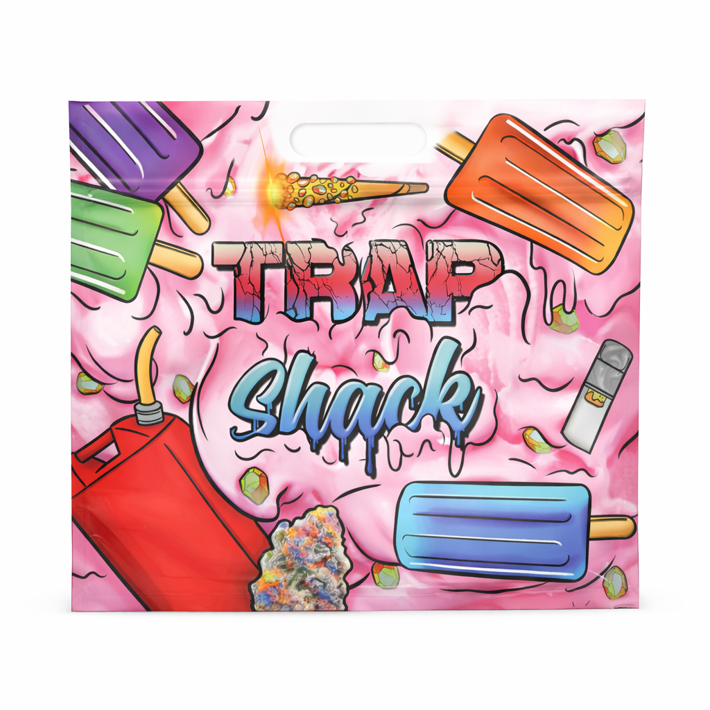 Trap Shack Smell-Proof Exit Bags – Zipper Lock Mylar Packaging (10 Pack)