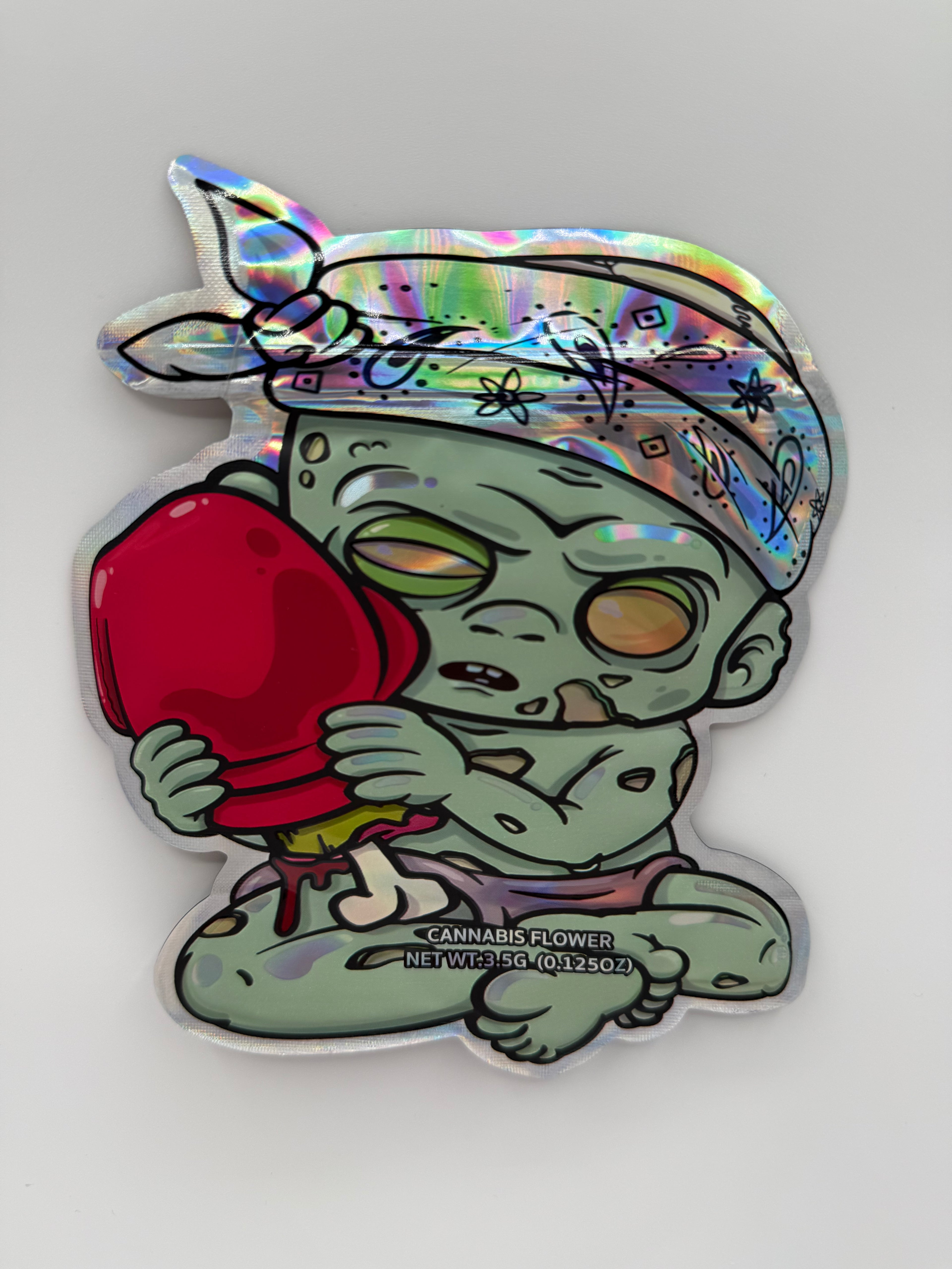 Trap Shack “ zombie punch  ” Zip Lock Mylar Bag | Smell Proof Packaging Set of 50