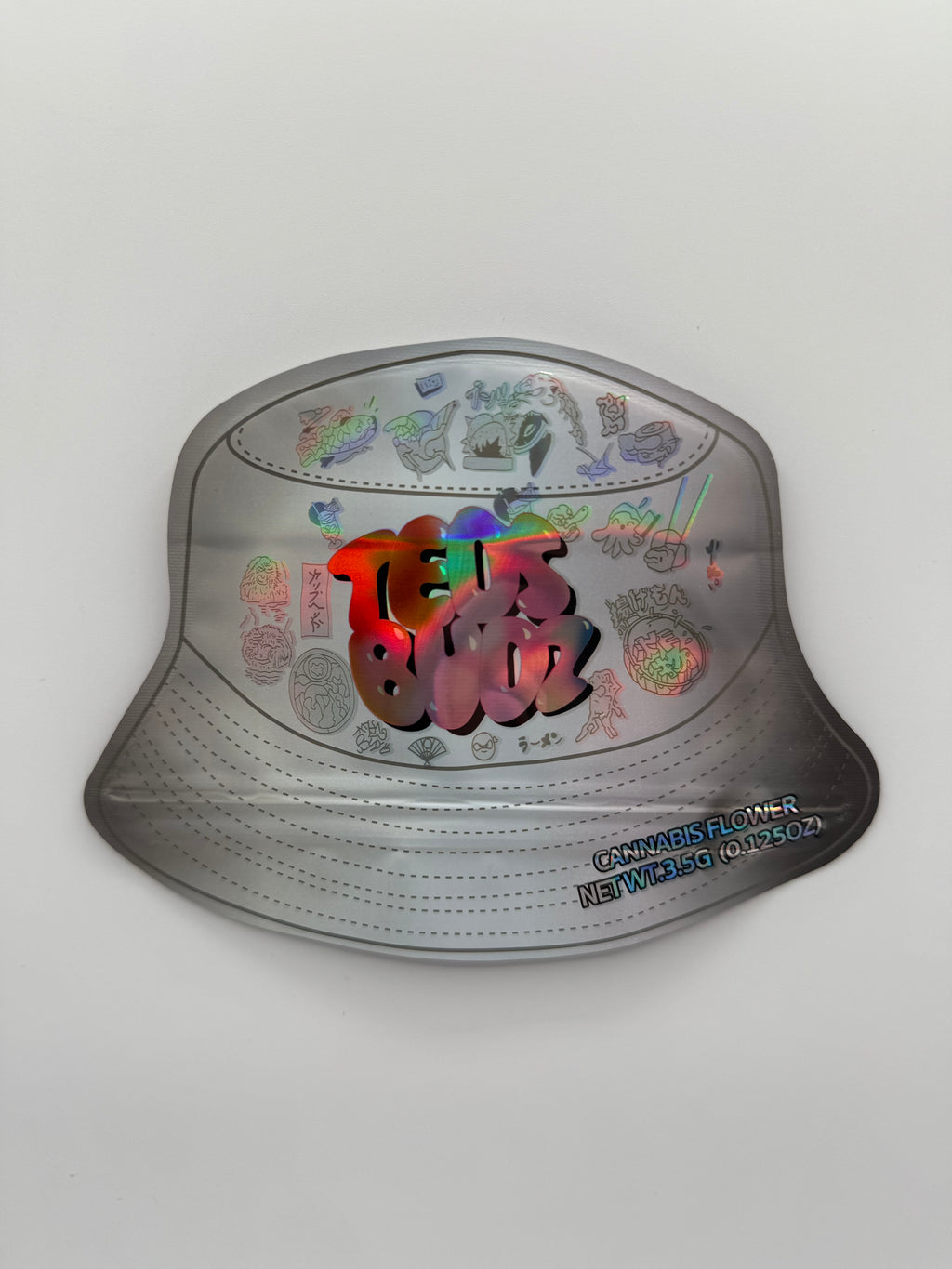Trap Shack “ Teds budz ” Zip Lock Mylar Bag | Smell Proof Packaging Set of 50