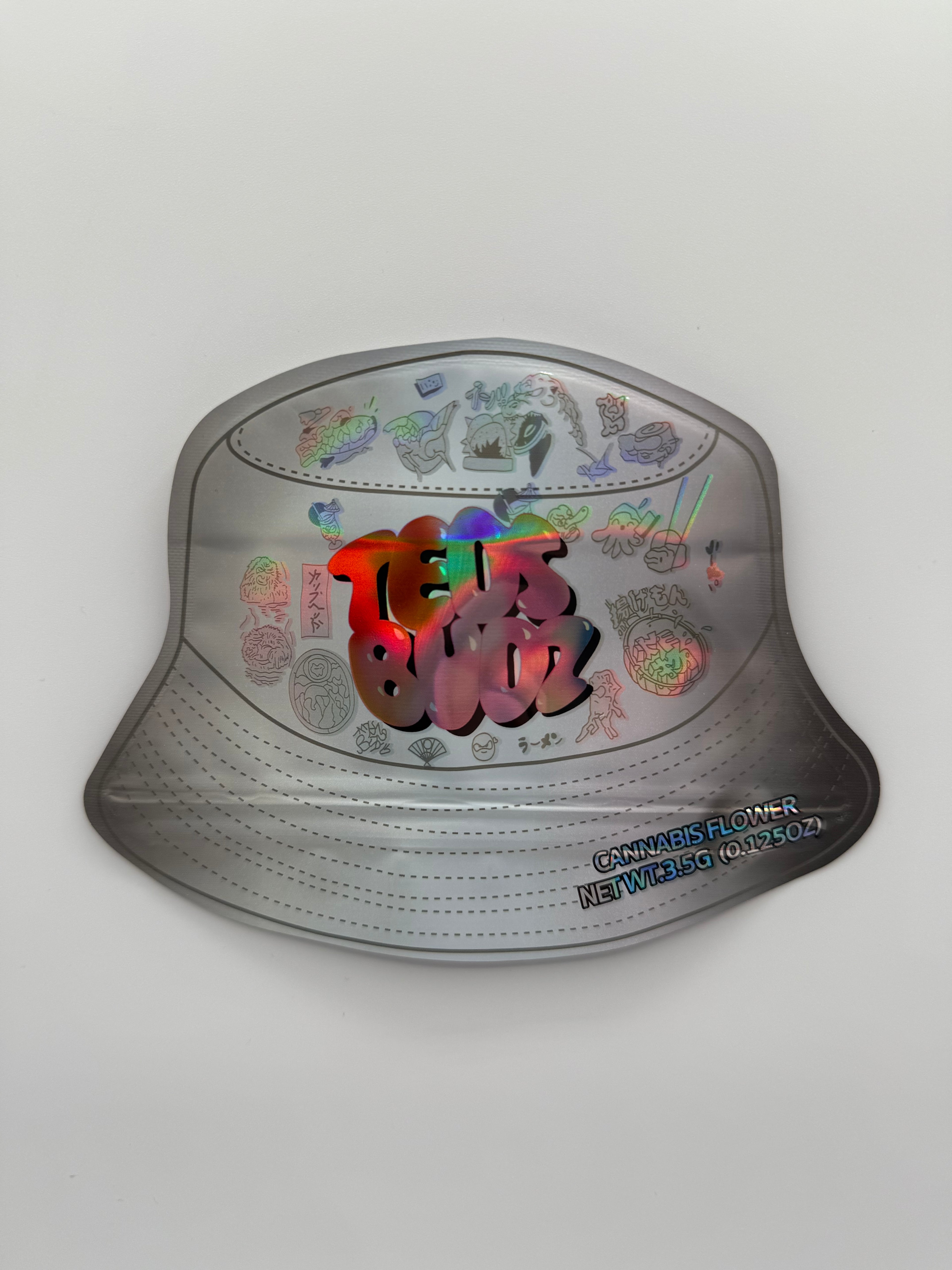 Trap Shack “ Teds budz ” Zip Lock Mylar Bag | Smell Proof Packaging Set of 50