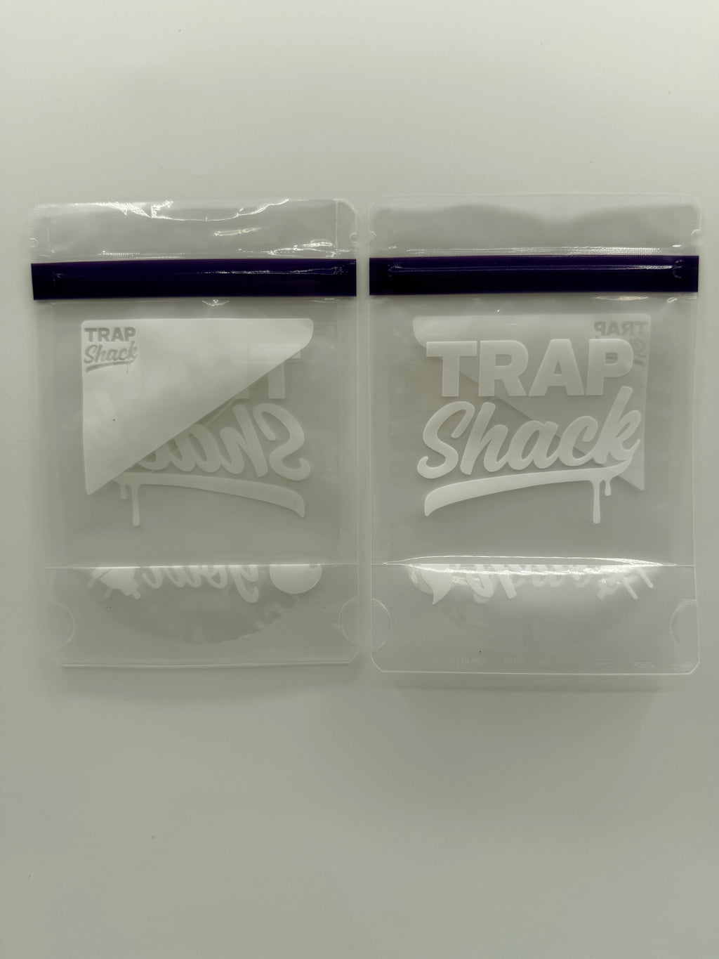 Trap Shack 3.5G Zip Lock Mylar Bag | Smell Proof Packaging | packaging set of 25