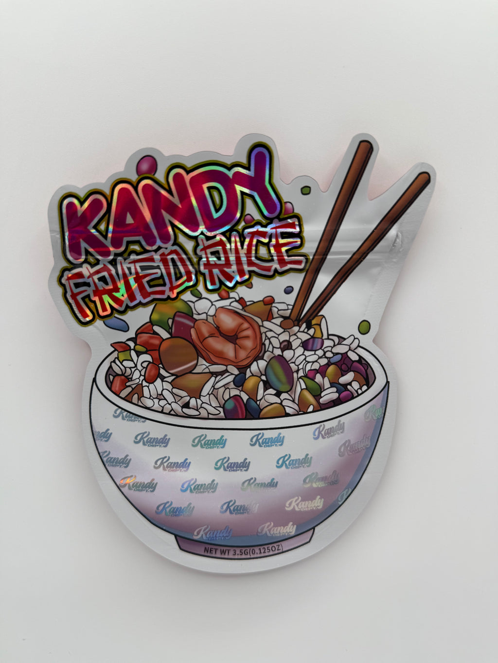 Trap Shack “ Kandy Fried Rice ” Zip Lock Mylar Bag | Smell Proof Packaging Set of 50
