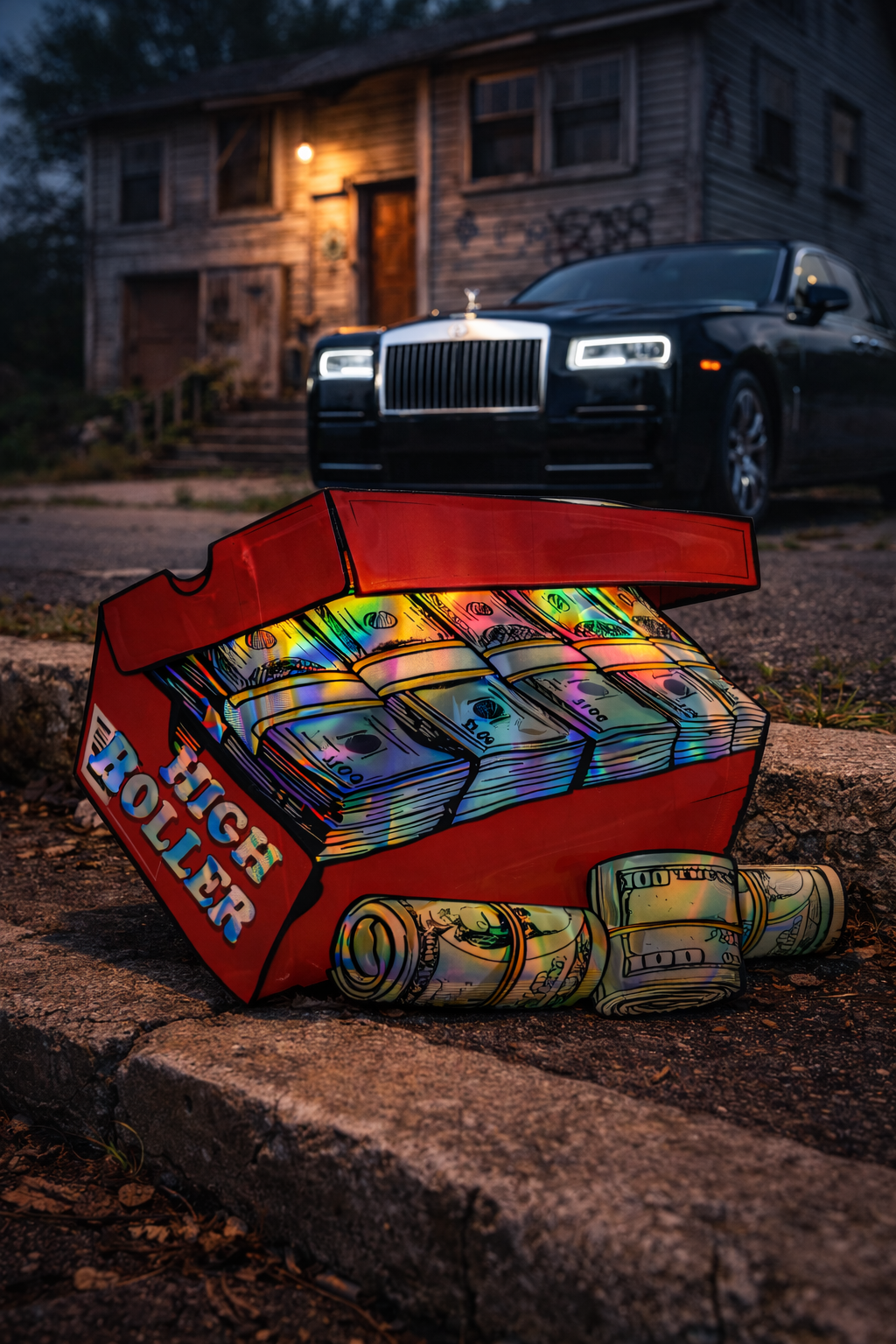 Trap Shack “ High Roller ” Zip Lock Mylar Bag | Smell Proof Packaging Set of 25