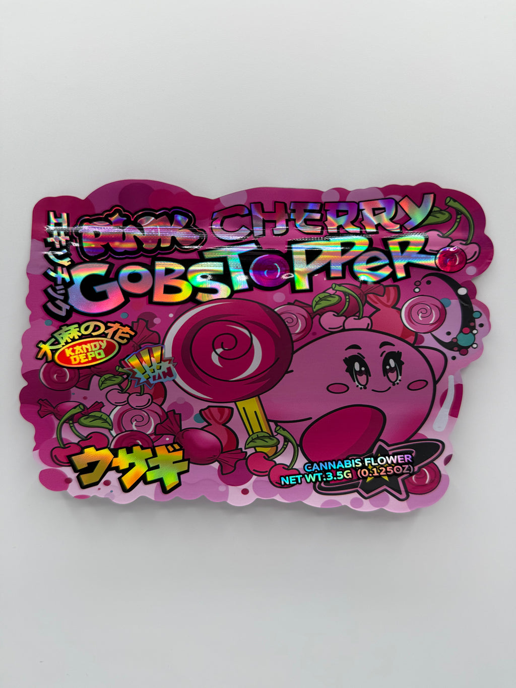 Trap Shack “  pink Cherry Gobstopper,” Zip Lock Mylar Bag | Smell Proof Packaging Set of 50