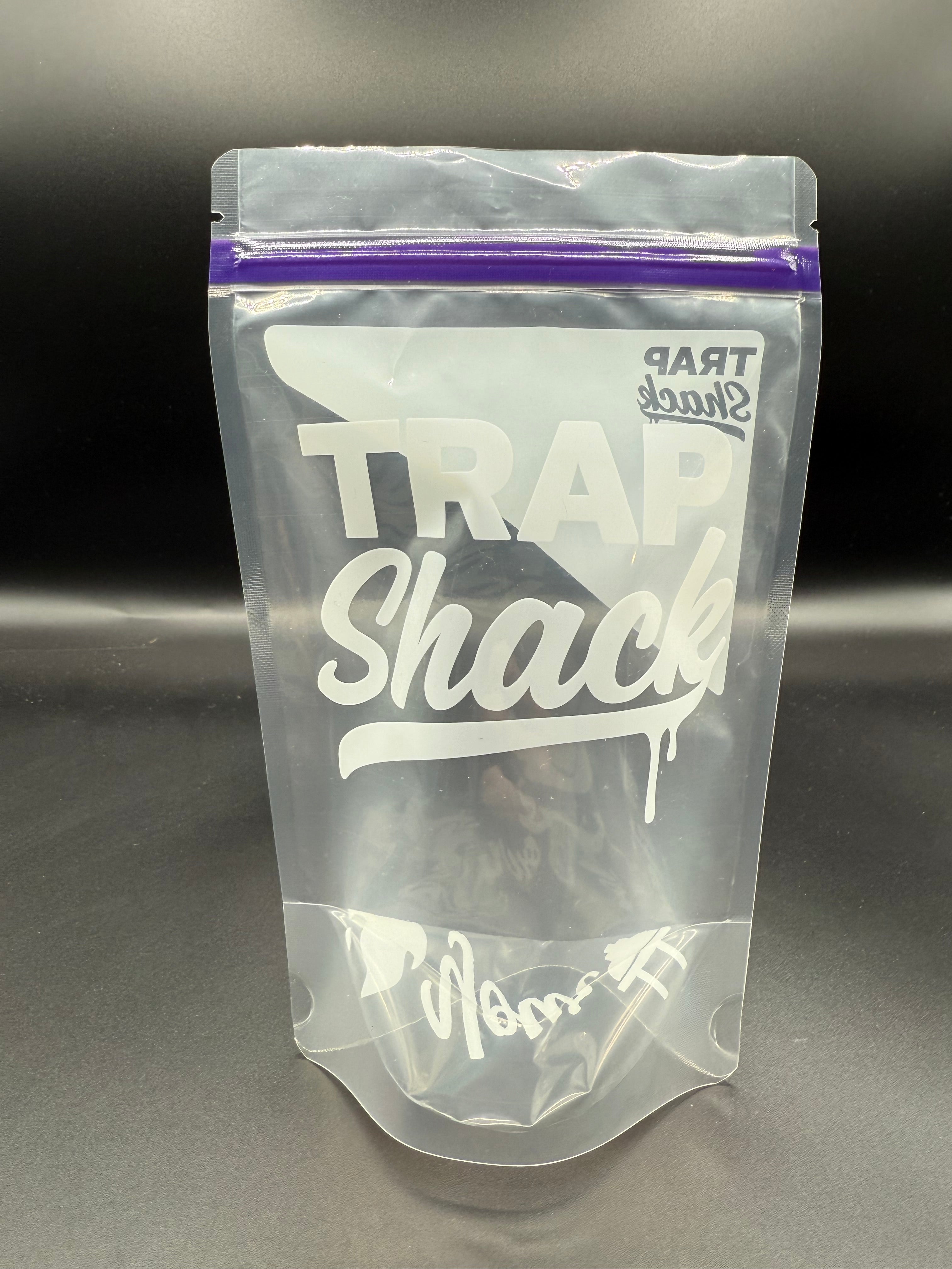 Trap Shack 28g Zip Lock Mylar Bag | Smell Proof Packaging | packaging set of 25