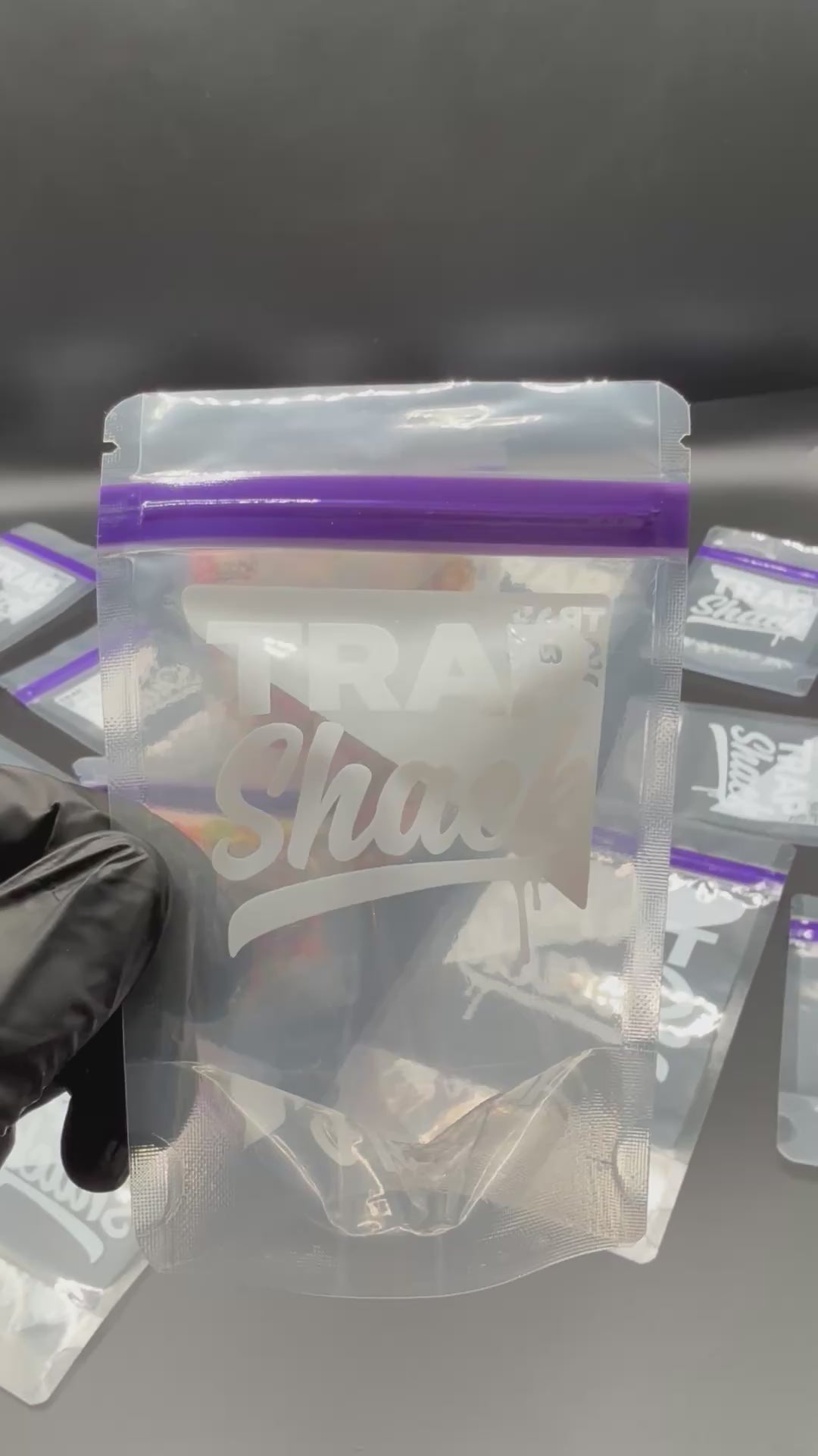 Trap Shack 3.5G Zip Lock Mylar Bag | Smell Proof Packaging | packaging set of 25