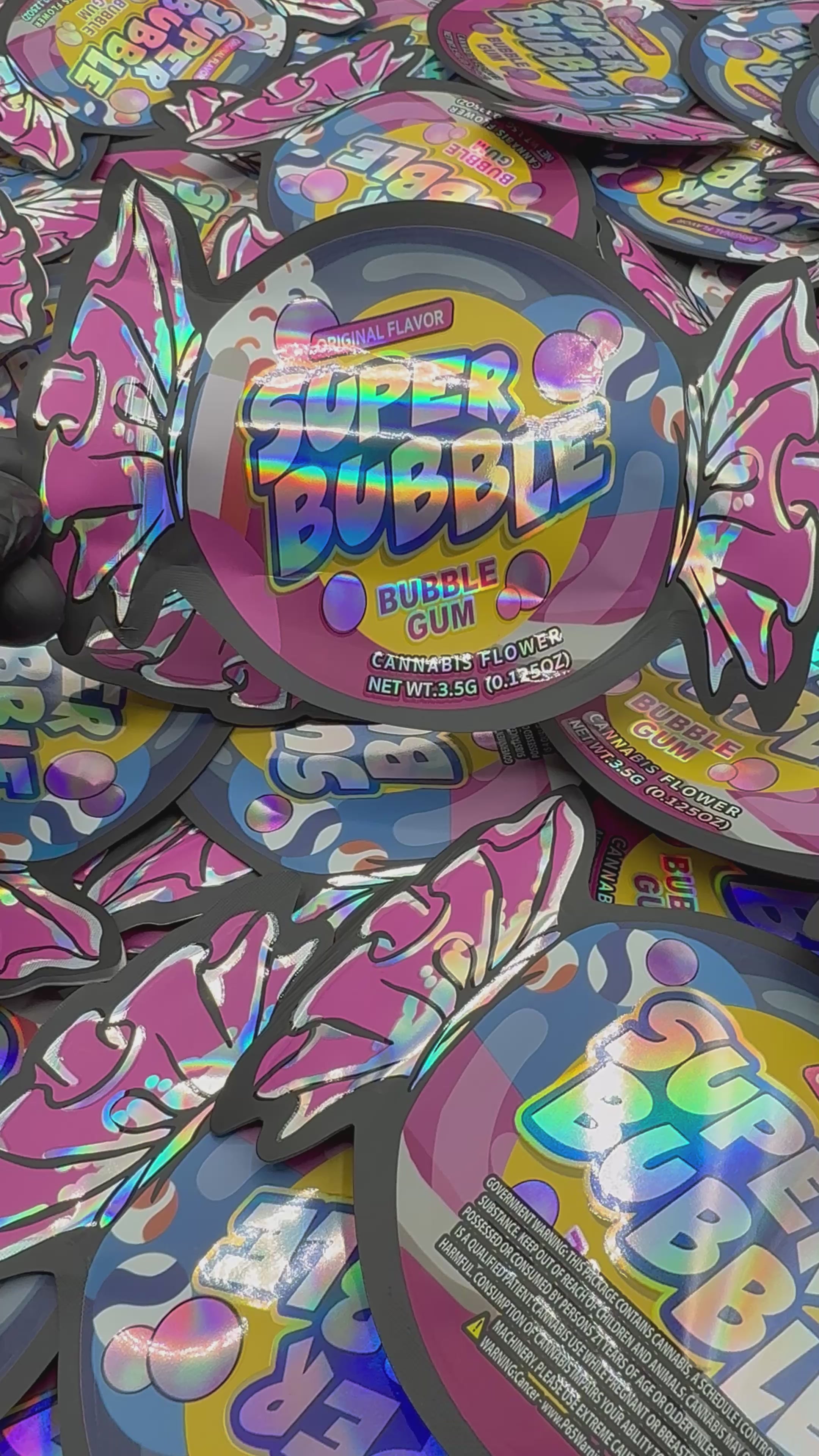 Trap Shack “ super bubble ” Zip Lock Mylar Bag | Smell Proof Packaging Set of 25